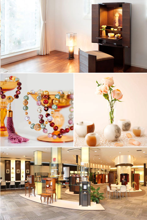 花祭壇のイメージ写真複数